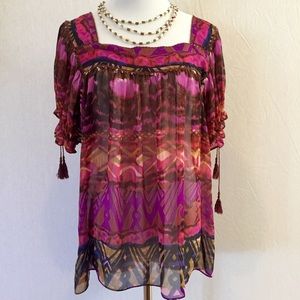 💕Cute Cute Cute BOHO blouse